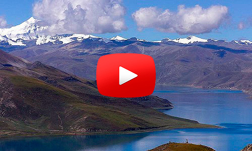 Озеро Ямджо-Юмцо в Тибете