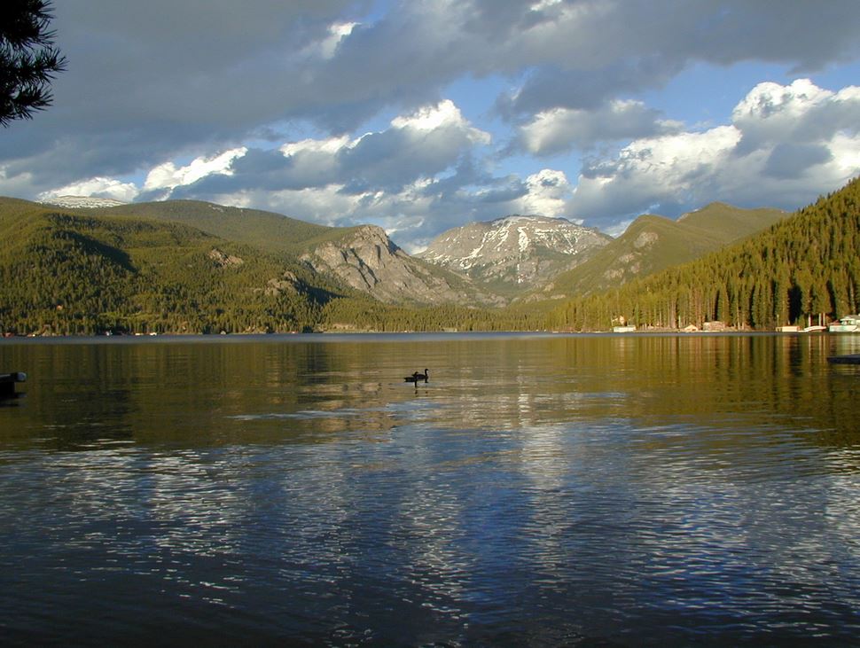 Озеро Гранд-Лейк в США