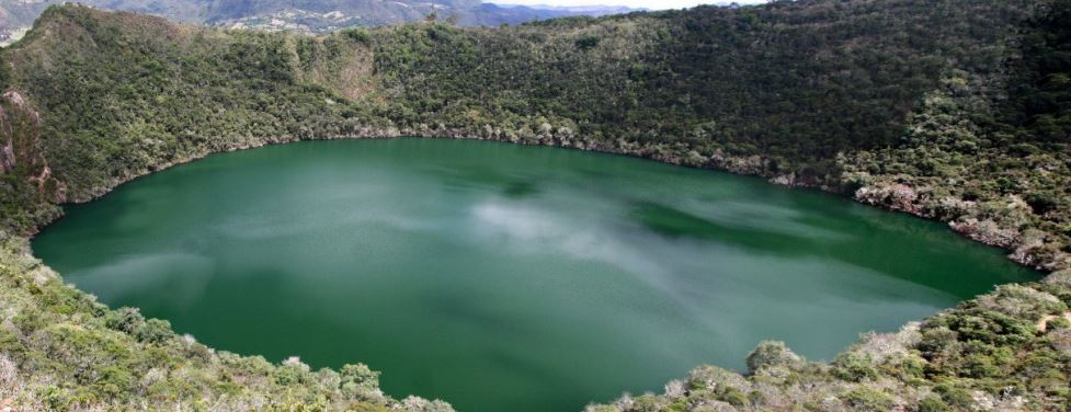 Озеро Гуатавита в Колумбии