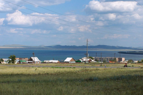 Озеро Шира и посёлок Жемчужный