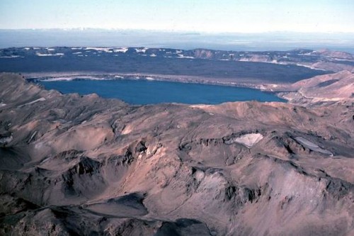 Озеро Эскьюватн в 1984 году